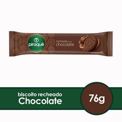 BISCOITO RECHEADO CHOCOLATE PIRAQUÊ 76G