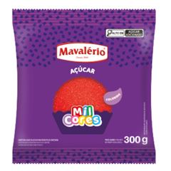 ACUCAR COLOR VERMELHO MIL CORES PCT 300G