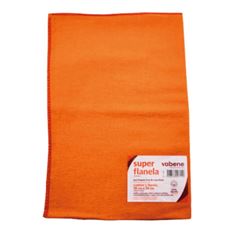 FLANELA LARANJA GDE VABENE 38CM X 58CM 