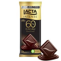 CHOC LACTA 60% CACAU ORIG 85G 