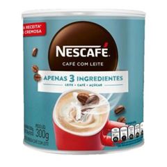 CAFE SOLUV C/LEITE NESCAFE LT 300G