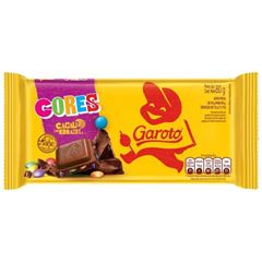 CHOCOLATE CORES GAROTO 80G
