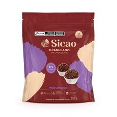 GRANULADO CHOC MEIO AMARGO 37% SICAO PCT 300G