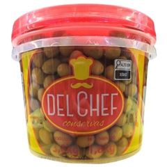 AZEITONA VERDE C/C MEDIA DEL CHEF 1,8KG