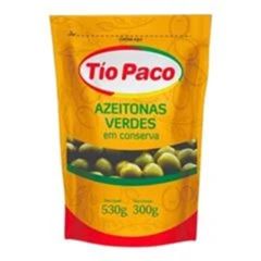 AZEITONA TIO PACO VERD FAT DOY PACK 300G