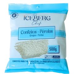 CONFEITO PEROLADA 500G ICEBERG