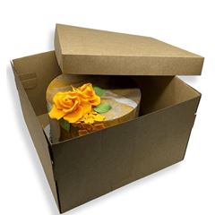 PAPELAO CX TORTA 30X19 PCT C/ 5 UM KRAFT DES