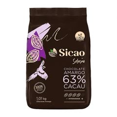 CHOC SELECAO 63% AMARGO SICAO GTS 1,01KG