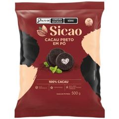 SICAO CACAU EM PÓ PRETO 100% 500G