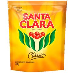 CAFE SOLUVEL SANTA CLARA CLASSICO SACHE 40G REFIL