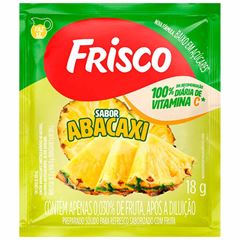 REFRESCO EM PO ABACAXI FRISCO PACOTE 18G