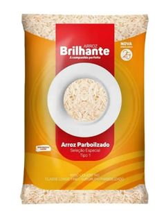 ARROZ PARBOILIZADO TIPO 1 BRILHANTE 1KG