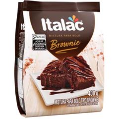 MISTURA PARA BOLO TIPO BROWNIE ITALAC 400G