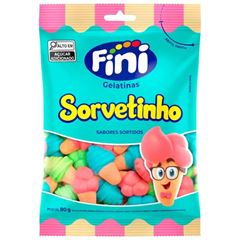 BALA DE GELATINA SORVETINHO FINI 90G