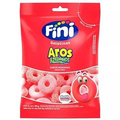 BALA DE GELATINA ARO MORANGO FINI 90G