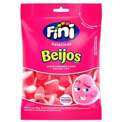 BALA DE GELATIBA BEIJO DE MORANGO FINI 90G
