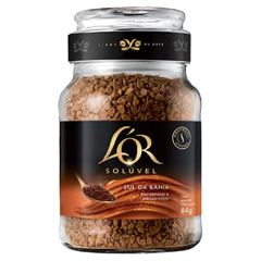 CAFE SOLUVEL LOR SUL DA BAHIA VIDRO 84G