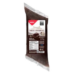 RECHEIO BISNAGA CHOCOLATE MEIO AMARGO MARVI 1,01KG