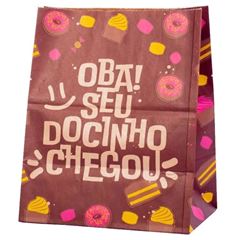 SACO OBA SEU DOCINHO CHEGOU VINCO TP C/25UN