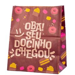 SACO OBA SEU DOCINHO CHEGOU VINCO TM C/25UN