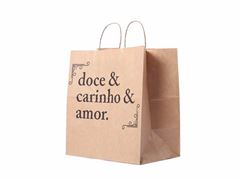 SACOLA DOCE & CARINHO & AMOR VINCO TP C/10UN