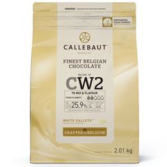 CALLEBAUT CW2 CHOCOLATE BRANCO 25,9% CALLETS 2,01KG