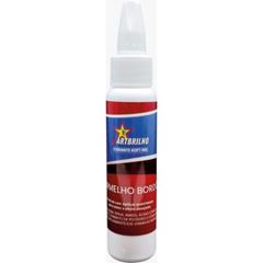 CORANTE SOFT GEL VERMELHO BORDO ART BRILHO 25G