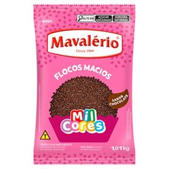 FLOCOS MACIO S/ CHOCOLATE MAVALEIRO 1,01KG