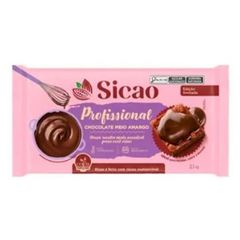 CHO MEIO AMARGO SICAO BLOCOS 2,1KG