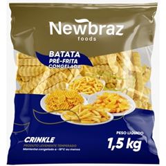 BATATA NEWBRAZ CRINKLE CONG 1,5KG