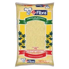 FARINHA D/MANDIOCA C/ACAFRAO FIBRA 1KG