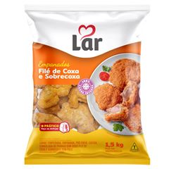 FILE DE COXA EMPANADA LAR CONG 1,5KG