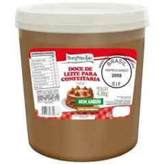 DOCE DE LEITE CONFEITARIA SEM AMIDO BOM PRINCIPIO 4,8KG