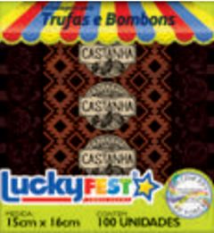 EMB PARA TRUFA SABOR CASTANHA (PCT C/100 UND.)