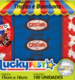 EMB PARA TRUFA SABOR CROCANTE OVAL CRANXI (PCT C/ 100 UND.)