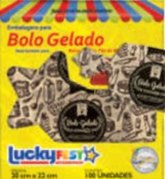 EMBALAGEM BOLO GELADO FEITO COM AMOR MARFIM 20X22 (PCT C/100 UND.)