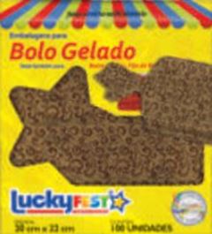 EMBALAGEM BOLO GELADO RENDA MARROM 20X22 (PCT C/100 UND.)