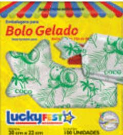 EMBALAGEM BOLO GELADO SABOR COCO -20X22 (PCT C/ 100 UND.)