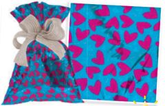 KIT PRESENTE METALIZADO ROMANZA AZUL E ROSA 25X35 (1 FARDO C/30 KITS)