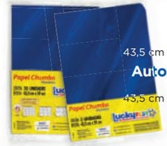 PAPEL CHUMBO LISO AZUL ESCURO 12X11,8(PCT C/ 300 UND.)