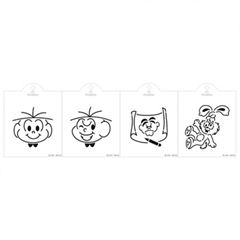 KIT MINI STENCILS CEBOLINHA - 4 PC