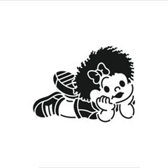 STENCIL MEDIO MILENA - 1 PC