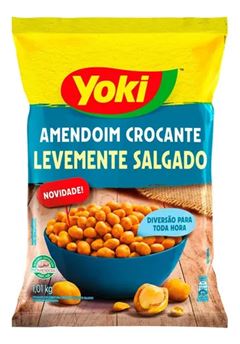 AMENDOIM CROC LEV SALGADO YOKI 1KG