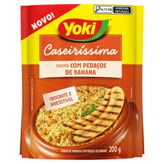 FAROFA C/PEDAÇOS DE BANANA YOKI 200G