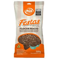 FLOCOS MACIO CHOC ESCURO CONFEITO MIX 500KG