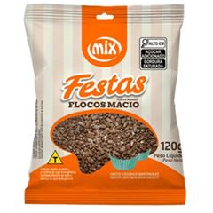 FLOCOS MACIO  CHO ESCURO CONFEITO MIX 120G