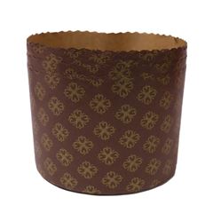 FORMA PANETONE 500G MARROM DEC SULFORMAS 10UN