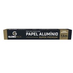 PAPEL ALUMINIO GLOBOPACK 30CM X 7,5M CX/25