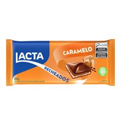 BARRA RECH LACTA CARAMELO 104G