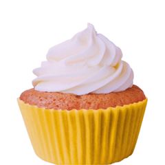 FORMINHA MINI CUPCAKE AMARELO N02 LISA MAGO 45UN